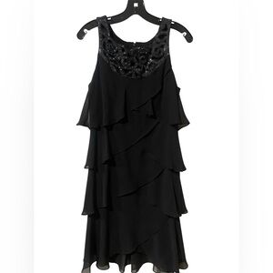 Elegant Black Sleeveless Dress